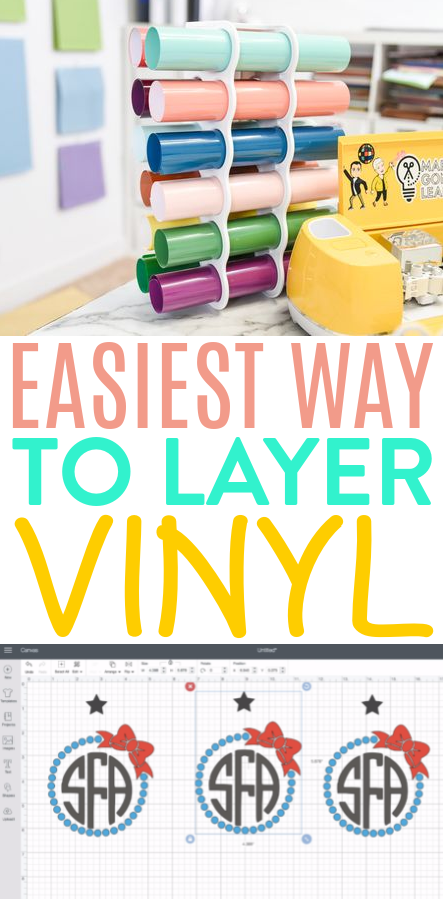 Easiest Way To Layer Vinyl Today - Makers Gonna Learn