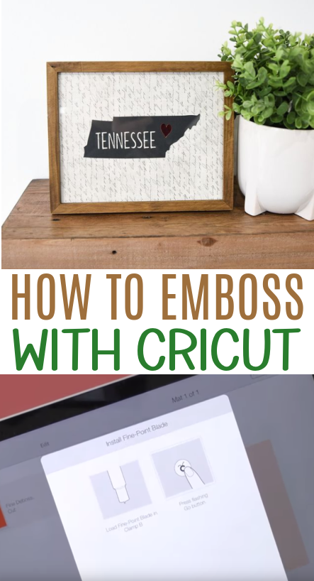 How To Emboss With Cricut 