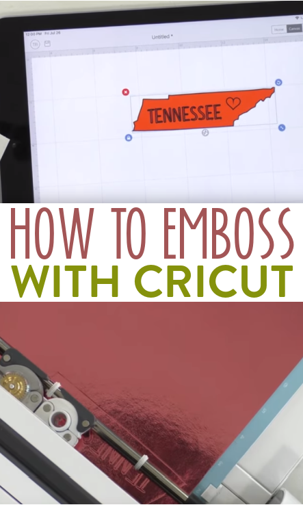How To Emboss With Cricut 1