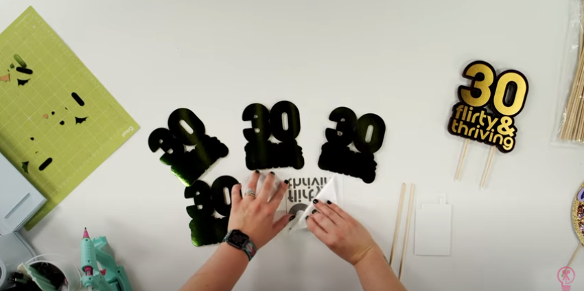 How To Make a Cake Topper With Cricut - Makers Gonna Learn