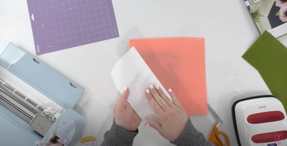 Using Freezer Paper To Bond The Felt