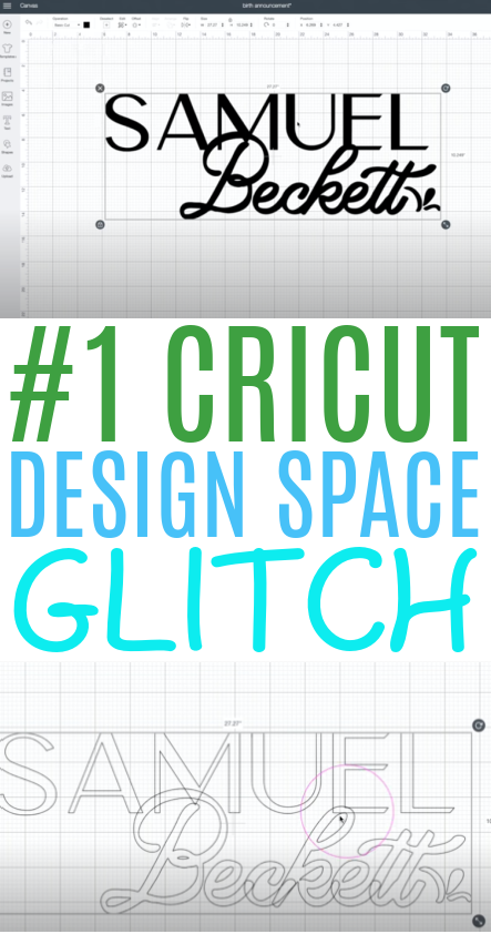 1 Cricut Design Space Glitch 1