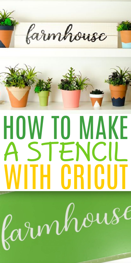 How To Make A Stencil With Cricut