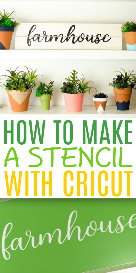 Best Material for Making Stencils - Cricut Tutorials - County Chic Cottage