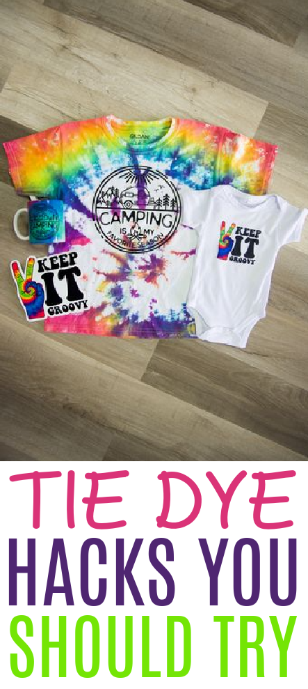 How to Ice Dye a T-Shirt + Screen Printing with Vinyl