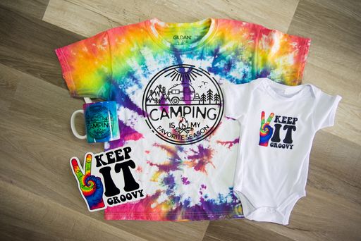 Tie Die Shirts with Vinyl: What Vinyl to Use and How to Do It