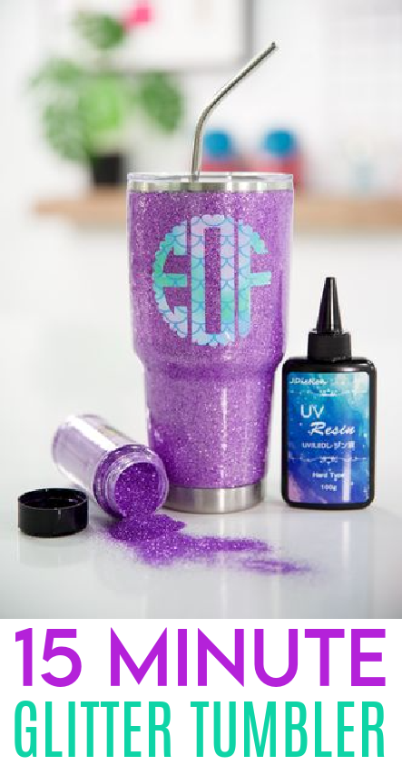 How to apply crystalac glitter glue on a glitter tumbler tutorial! #cr