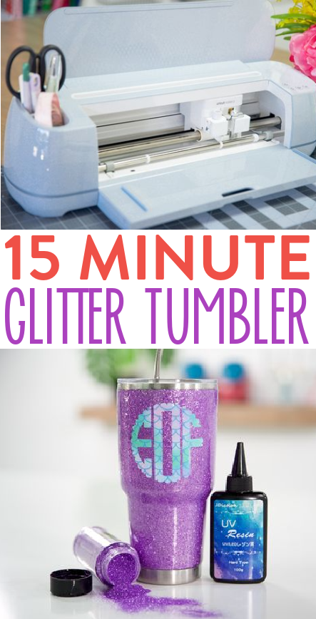 15 Minute Glitter Tumbler - Makers Gonna Learn