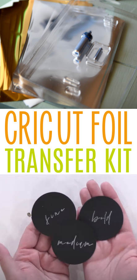 Cricut Foil Transfer Kit, 3 Tips-fine, Medium & Bold, Explore Maker Machines