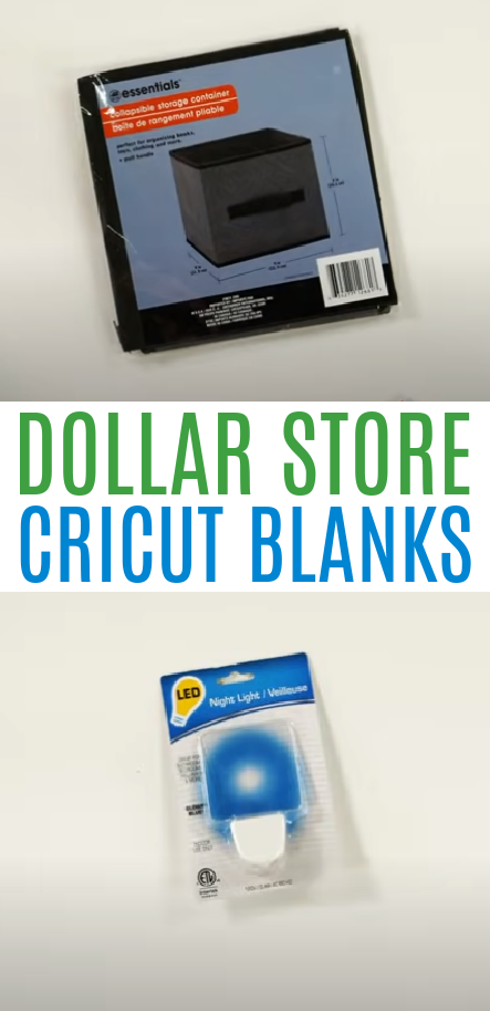 Dollar Store Cricut Blanks