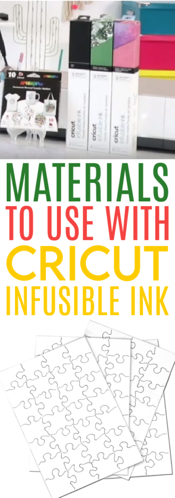 Materials To Use With Cricut Infusible Ink 1