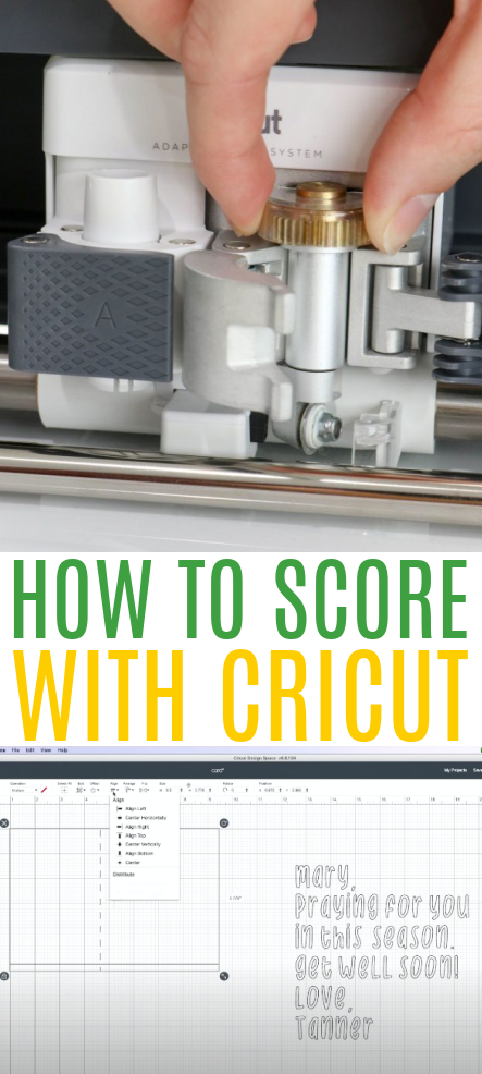 How To Score With Cricut 1