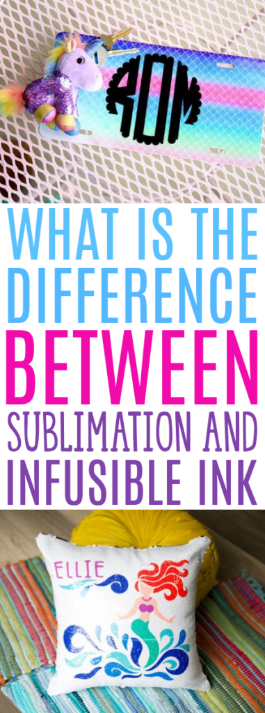 What's the Difference Between Sublimation, Cricut Infusible Ink