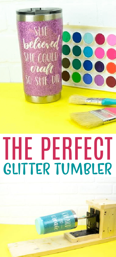 The Perfect Glitter Tumbler 1