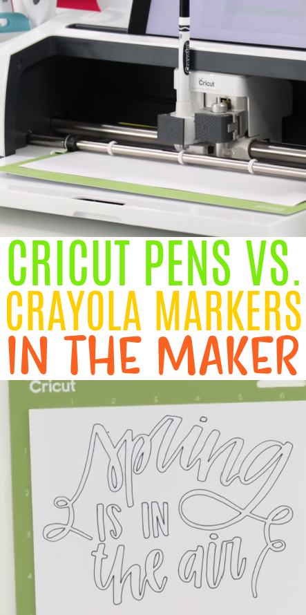 Cricut Pens Vs. Crayola Markers In The Maker 1