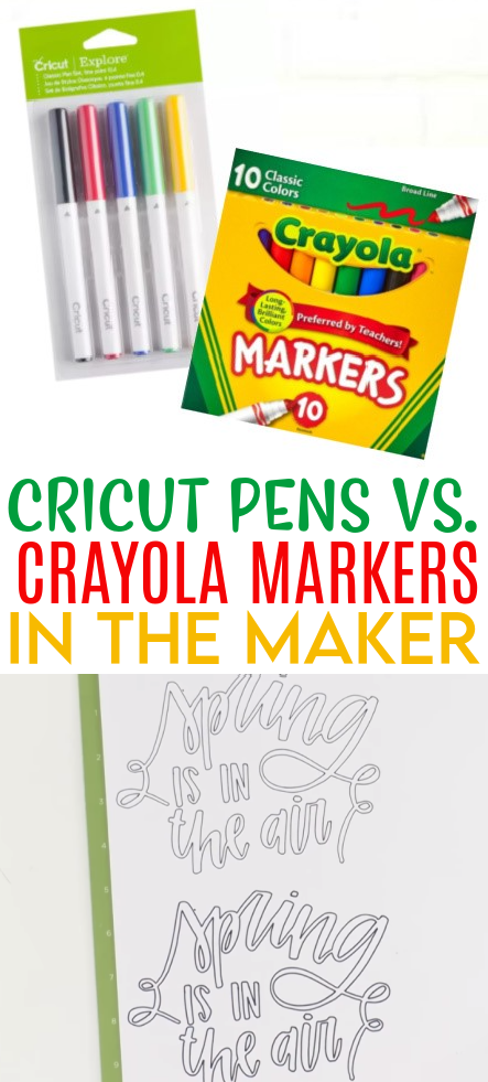 How to use Crayola markers with a Cricut - NeliDesign