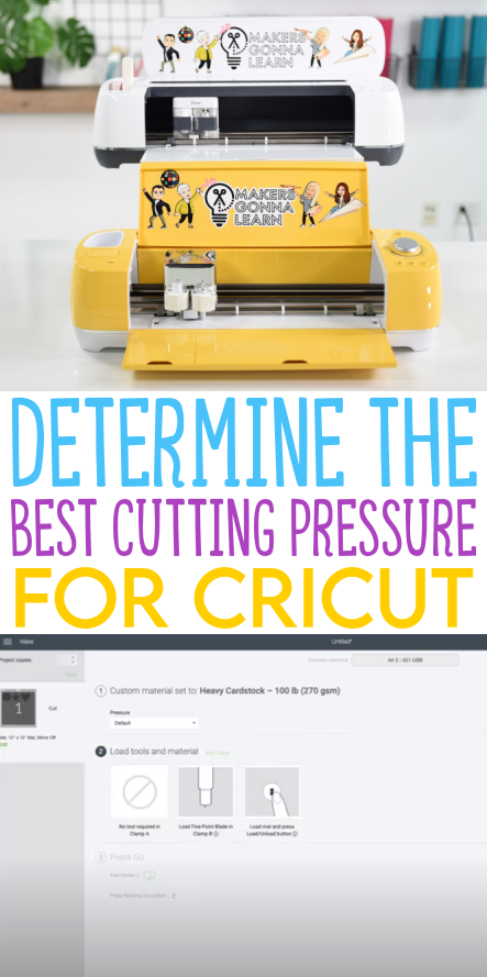 Determine The Best Cutting Pressure For Cricut 1