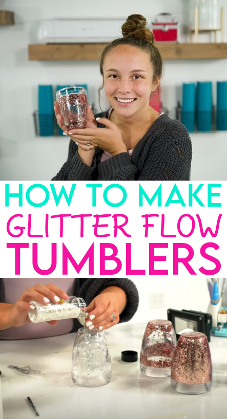 Glitter Flow Tumbler Tutorial