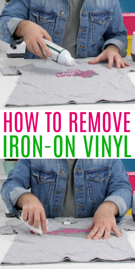 How To Remove Iron On Vinyl