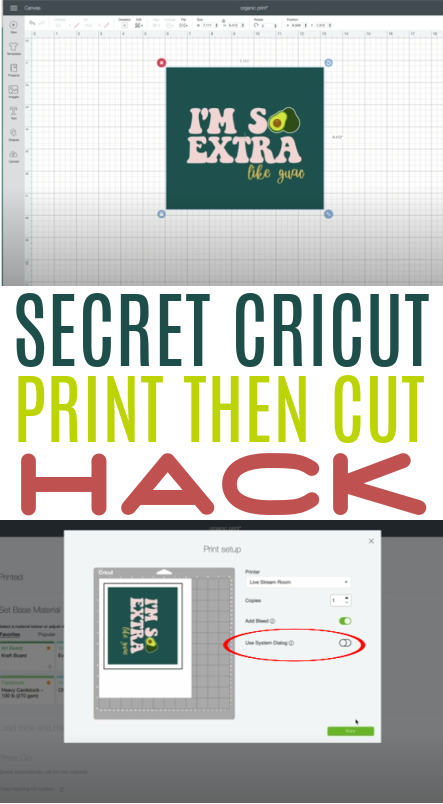 Secret Cricut Print Then Cut Hack 2