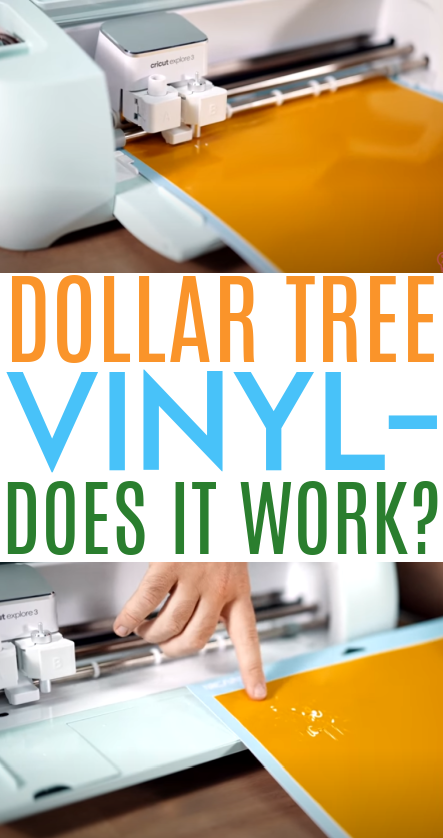 HOW TO USE VINYL TRANSFER TAPE - Dollar Store Crafts