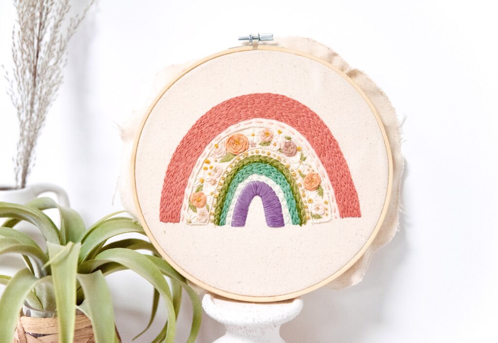 Rainbow Embroidery Lauren 1